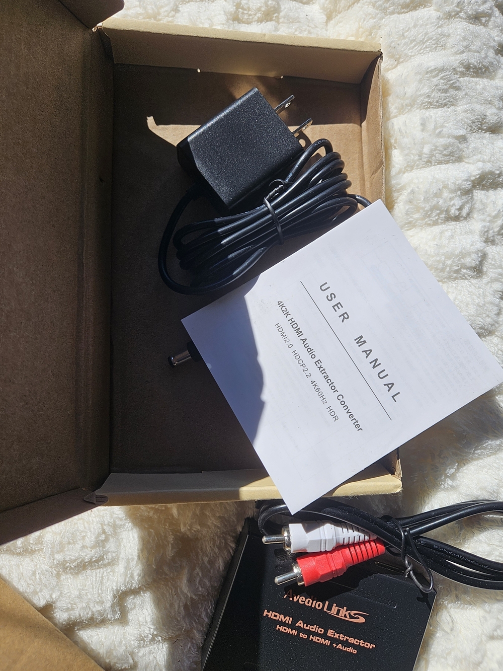 Avedio Links 4K@60Hz HDR HDMI Audio Extractor – New